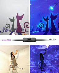 Onforu LED UV Črna Luč 27W 22x14,6x7,9 cm