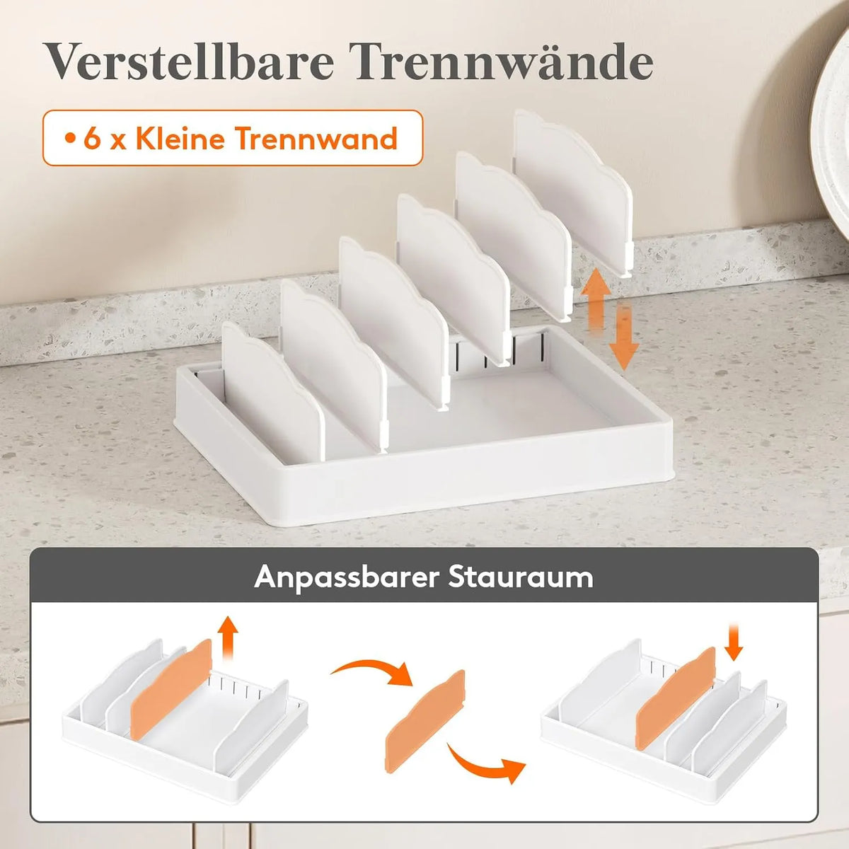 Organizator za Pokrove Posod 33 x 25.4 x 8.9 cm