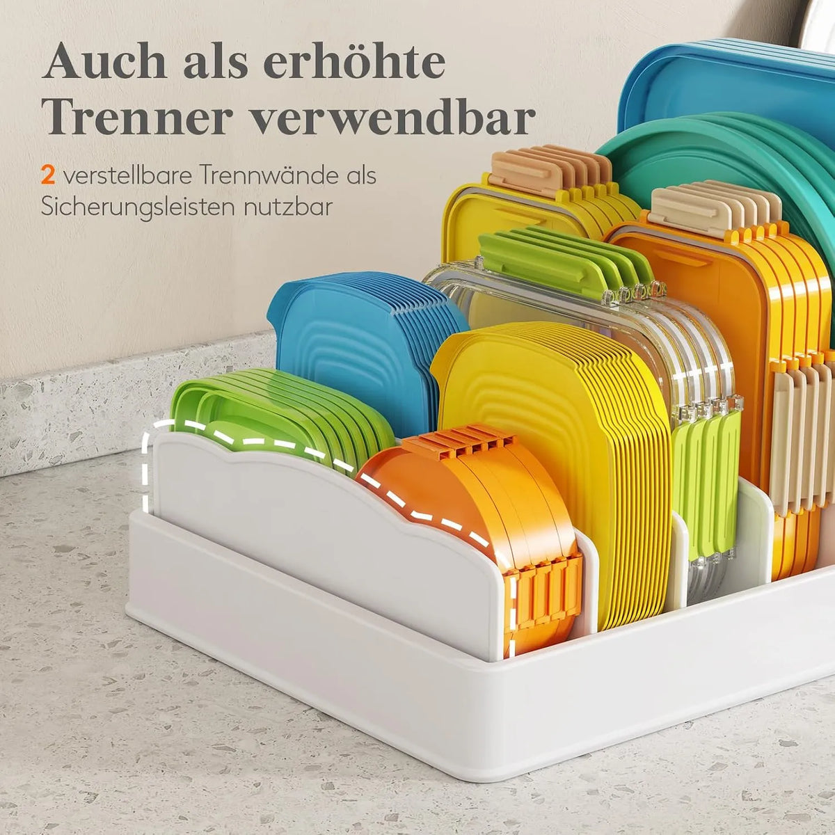 Organizator za Pokrove Posod 33 x 25.4 x 8.9 cm