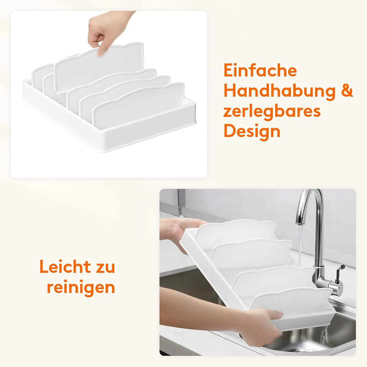 Organizator za Pokrove Posod 33 x 25.4 x 8.9 cm