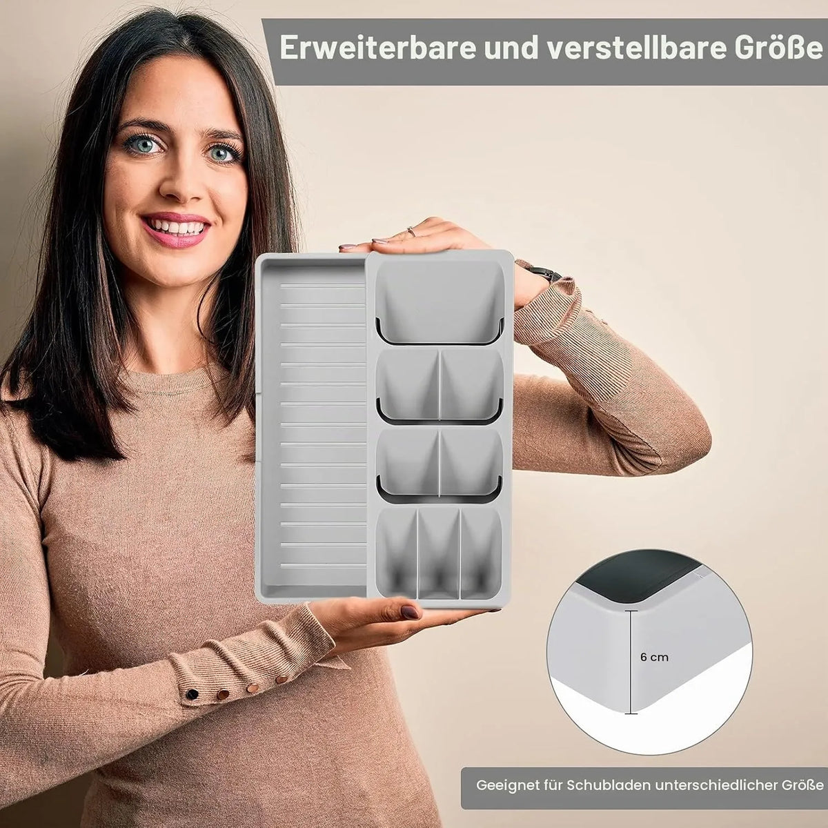 Organizator za Pribor 16.5-29.5 x 40 x 5.5 cm