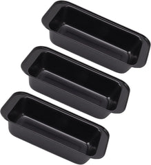 Pekač Za Kruh Iz Ogljikovega Jekla 25 X 13 X 6 Cm Črn 3 Kosi