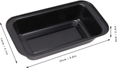 Pekač Za Kruh Iz Ogljikovega Jekla 25 X 13 X 6 Cm Črn 3 Kosi