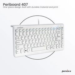 Perixx PERIBOARD-407 kompaktna žična USB tipkovnica