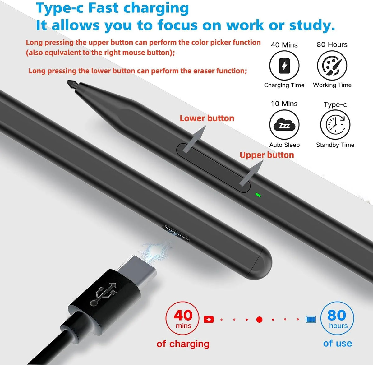 Pisalo Stylus za Microsoft Surface 1 Kos