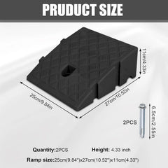 Plastične Robniške Rampe 25x27x11 cm 2 Kosa