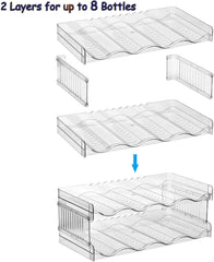 Plastično Stojalo za Steklenice 37,5 x 20 x 15 cm