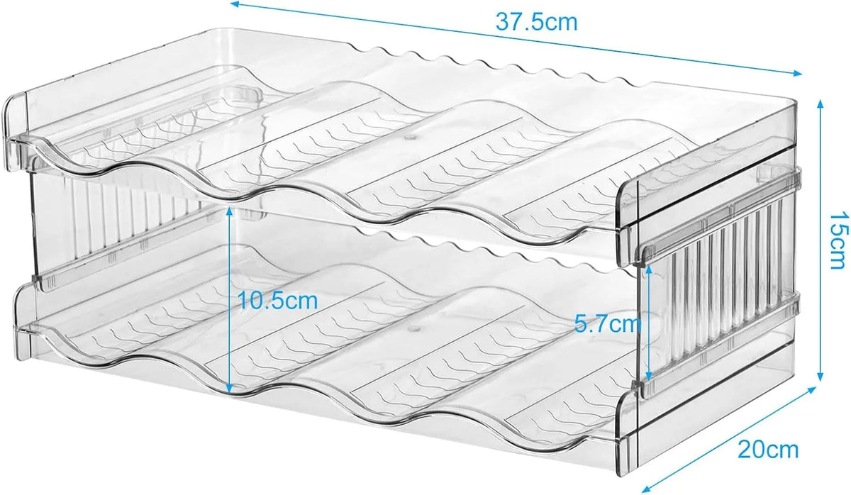 Plastično Stojalo za Steklenice 37,5 x 20 x 15 cm