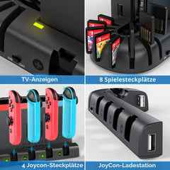 Polnilna Postaja za Nintendo Switch Joy-Con Krmilnike