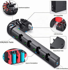 Polnilna Postaja za Nintendo Switch Joy-Con Krmilnike