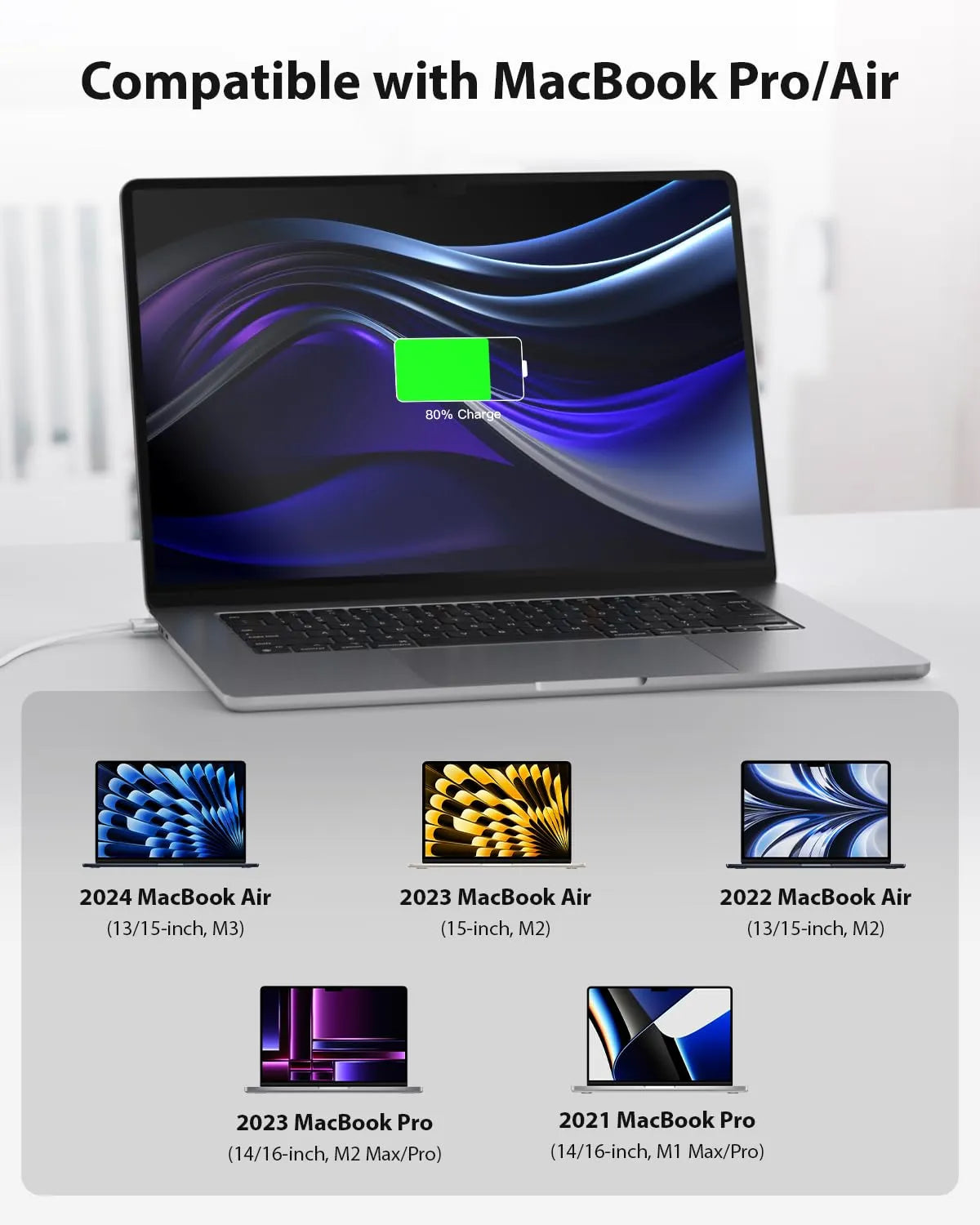 Polnilni Kabel USB-C na Mag-Safe 3 2 m