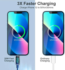 Polnilni Kabel USB-C v Lightning z LED Zaslonom 500 cm