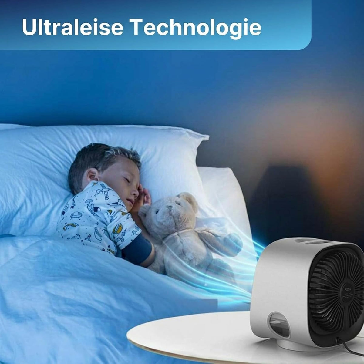 Prenosna Klimatska Naprava Ventilator z Vodnim Hlajenjem 35x25x40 cm