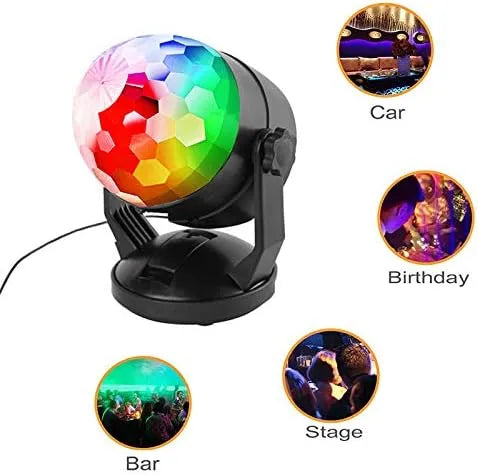 Prenosna LED Disko Krogla za Zabave 14 x 11 x 23 cm