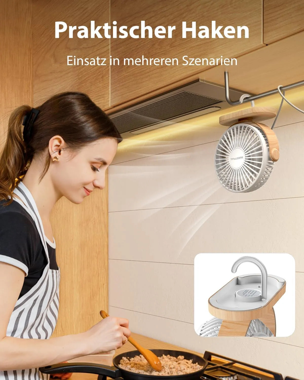 Prenosni USB Namizni Ventilator 15,2 x 6,3 x 13,9 cm