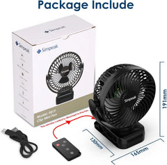 Prenosni USB Ventilator 13 x 16.5 x 19 cm