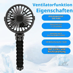 Prenosni Ventilator za Otroški Voziček s Sponko 1 Kos
