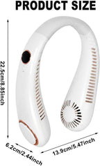 Prenosni Vratni Ventilator Roza 1 Kos