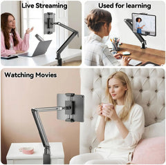 Prenosno Namizno Stojalo za Monitor in Tablico 1 Kos