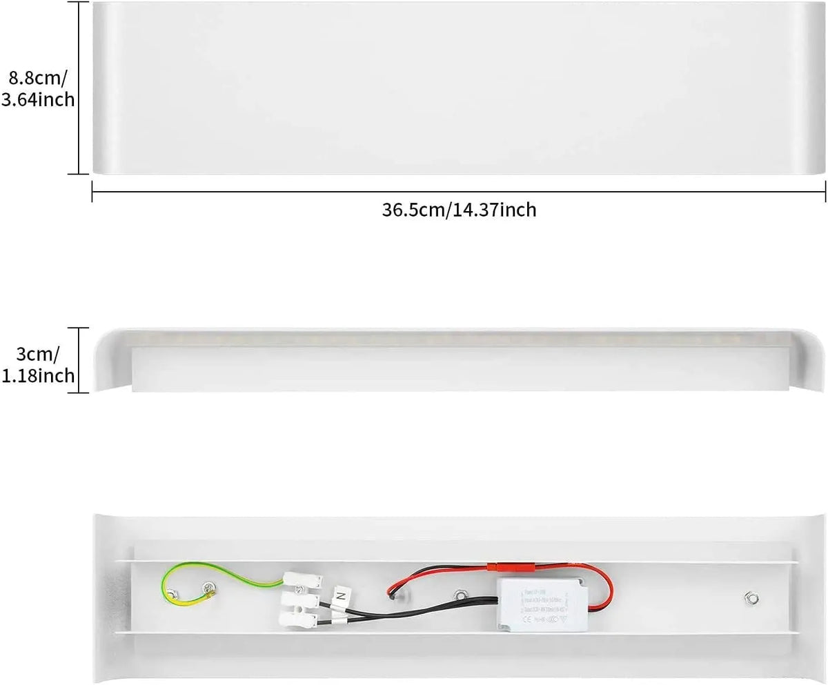 Priv Europe Notranja LED Stenska Svetilka 36 cm 4 Kosi