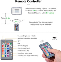 RGB LED Reflektor 100W 23,5 x 16,5 cm