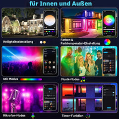 RGB LED Zunanji Reflektor 30 W, 4 Kosi