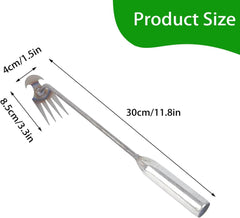 Ročni Odstranjevalec Plevela z Ročajem 30 cm 2 Kosa