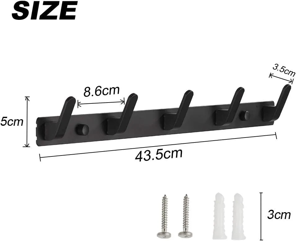 Sevenpers Stensko Obešalo za Oblačila 70 x 3 x 3 cm