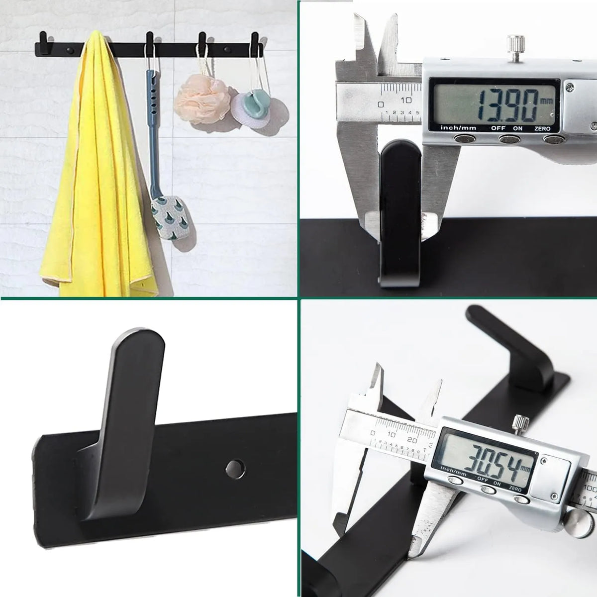 Sevenpers Stensko Obešalo za Oblačila 70 x 3 x 3 cm