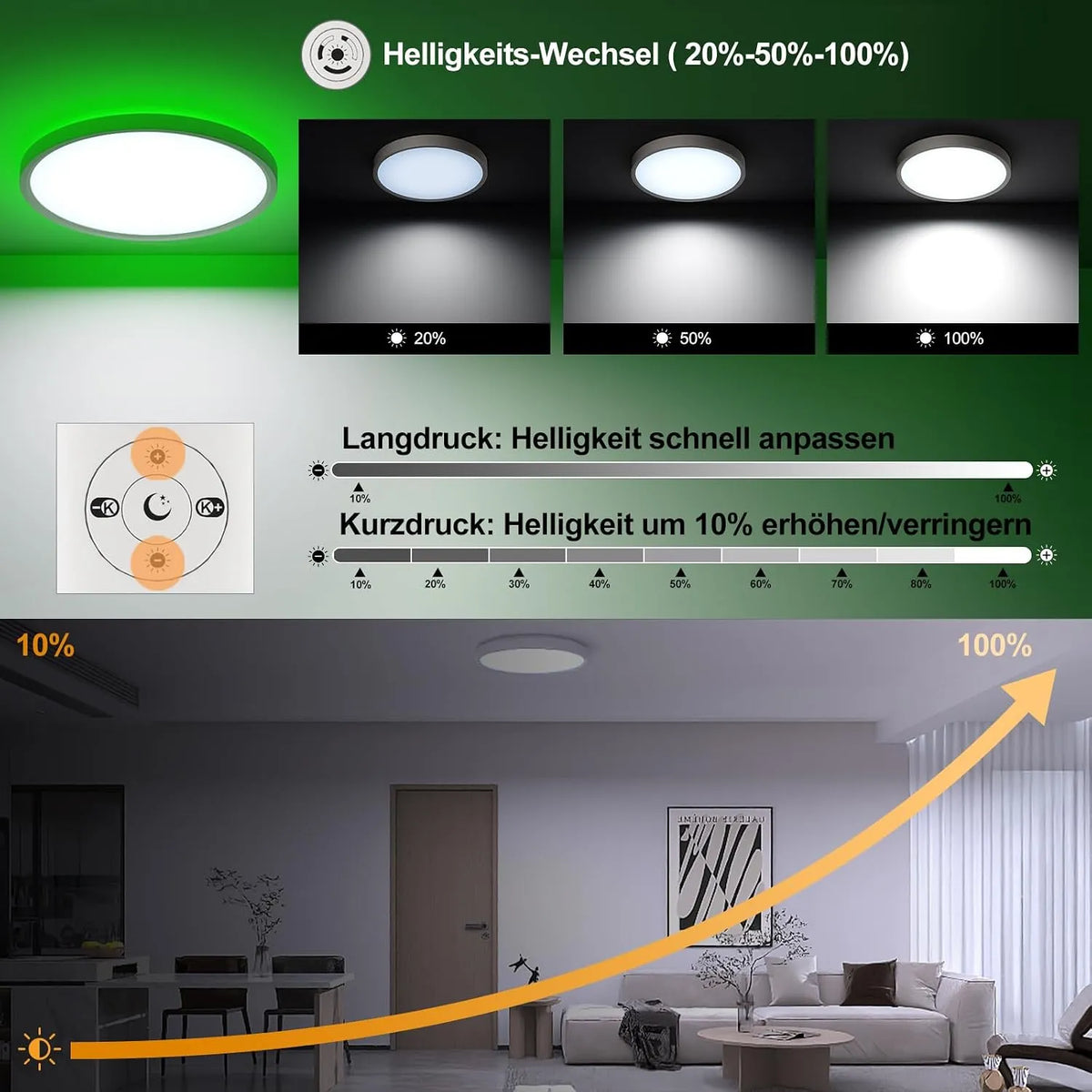 Shenzhen E-Lover Technology LED Stropna Svetilka 30 cm