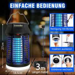 SHENZHEN KONGS TECHNOLOGY Električni Uničevalec Insektov 27 x 14.5 x 14.5 cm