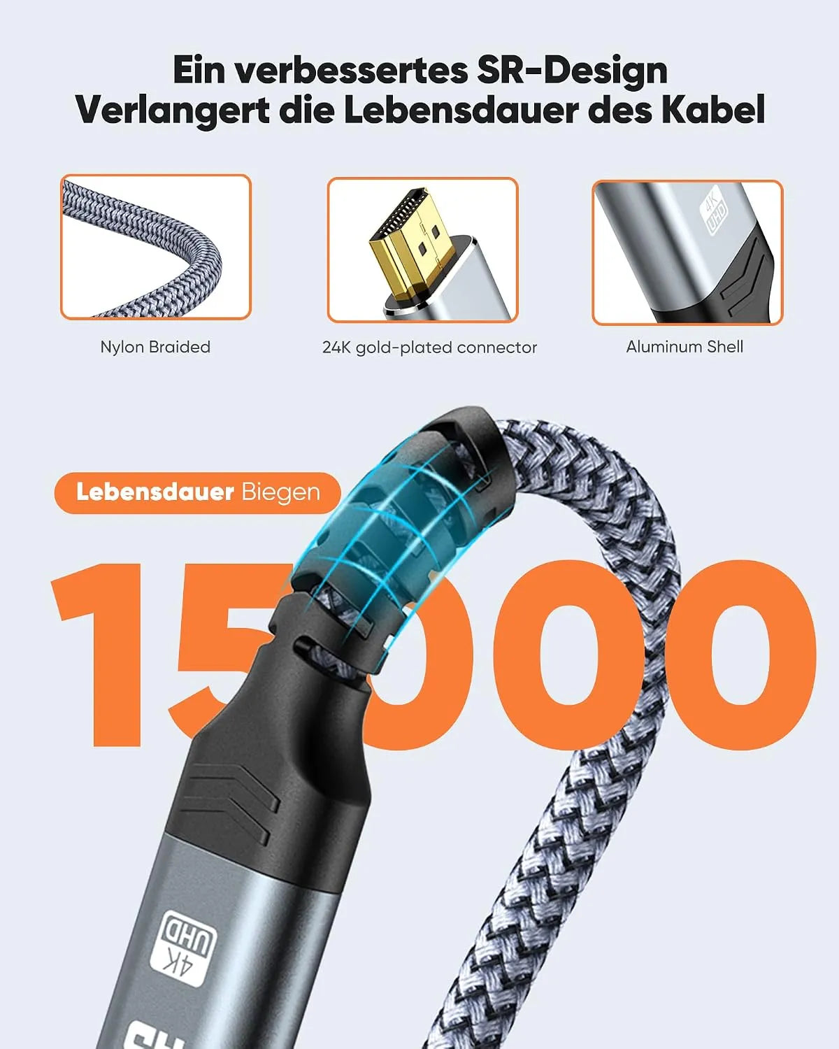Snowkids Mini HDMI v HDMI Kabel