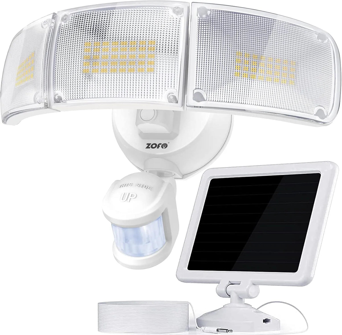 Solarna Zunanja LED Svetilka s Senzorjem Gibanja 35,6 x 13,7 x 21,1 cm