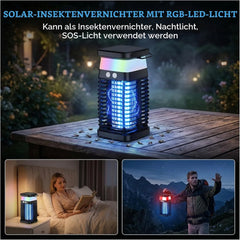 Solarni Električni Uničevalec Insektov in Komarjev 10 x 10 x 22 cm