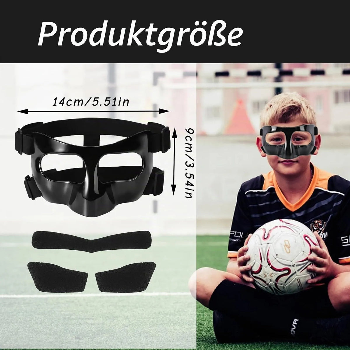 Športna Zaščitna Maska za Nos za Otroke in Mladostnike 1 Kos