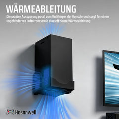 Stenski Nosilec za Xbox Series X s Kavlji za Kontrolerje in Slušalke