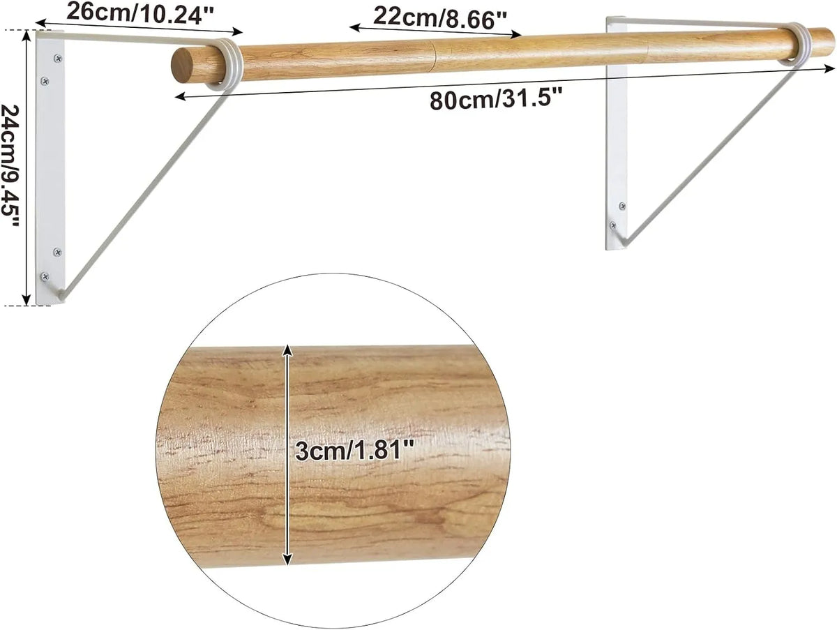 Stensko Obešalo za Oblačila 80 cm