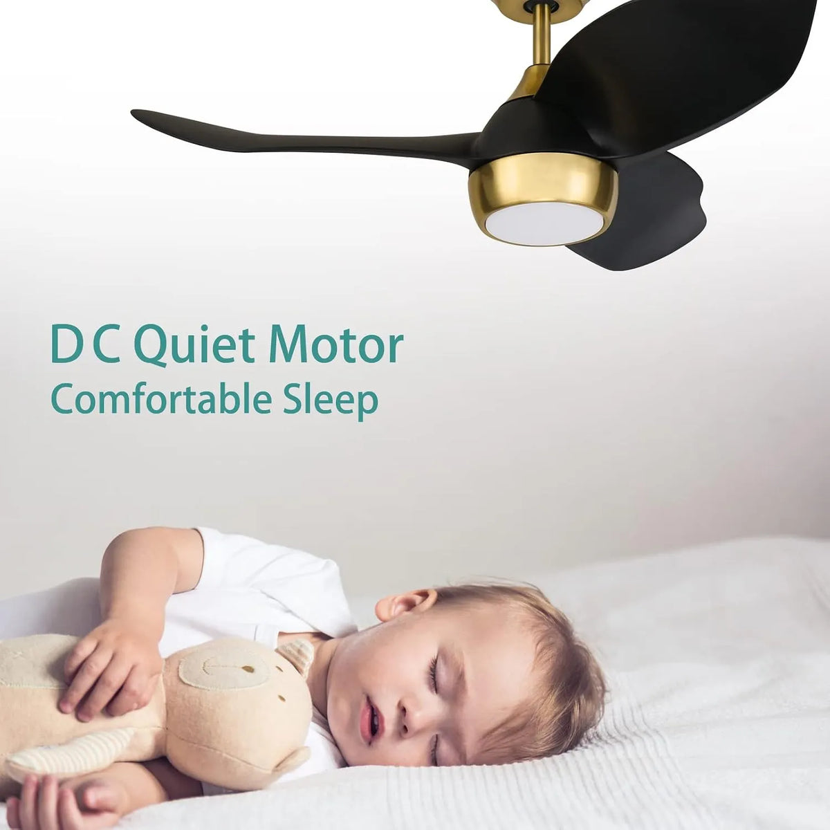 Stropni Ventilator z LED Lučjo in Daljincem 91.5 cm