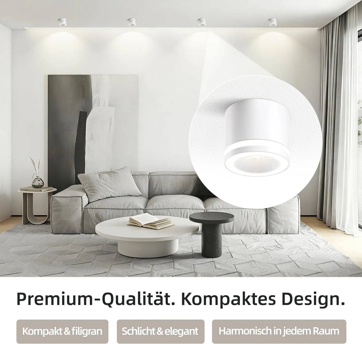 SuzhouMeiyuanlai Intelligent TechnologyLTD. Nadgradni LED Stropni Reflektorji