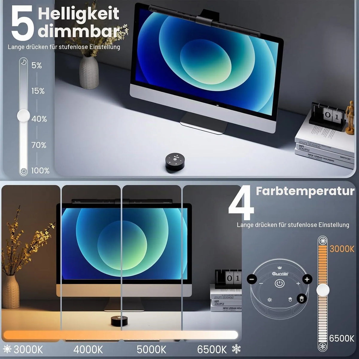 Svetilka za Računalniški Monitor z Daljinskim Upravljalnikom