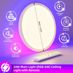 Taipow LED Stropna Svetilka 30 cm