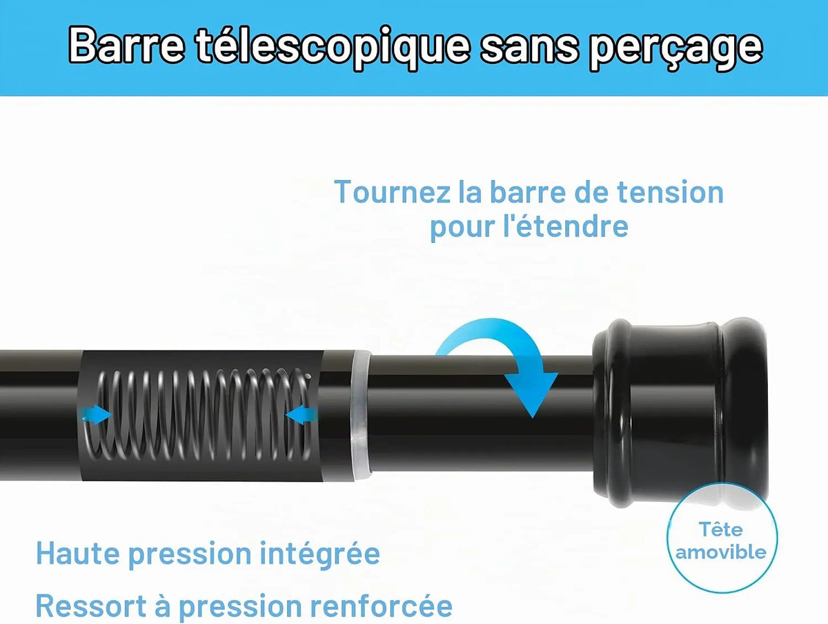 Teleskopska Palica za Zavese 48-70 cm