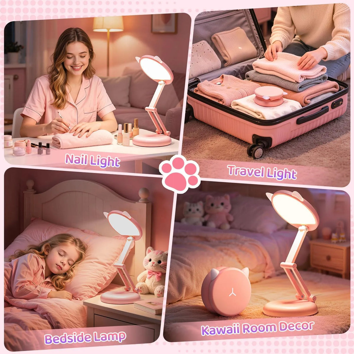 TK CO.,Ltd Otroška Namizna LED Svetilka 16 x 7 x 16 cm