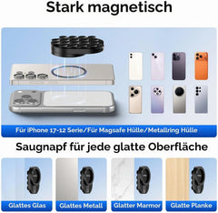 ULANZI Magnetno Držalo za Telefon s Priseski 8,5 x 5,9 x 1,6 cm