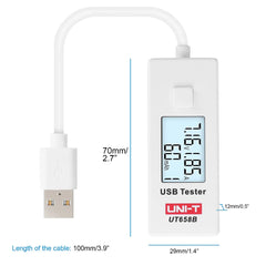 UNI-T USB Tester Napetosti in Toka 8,4 x 2,9 x 1,2 cm