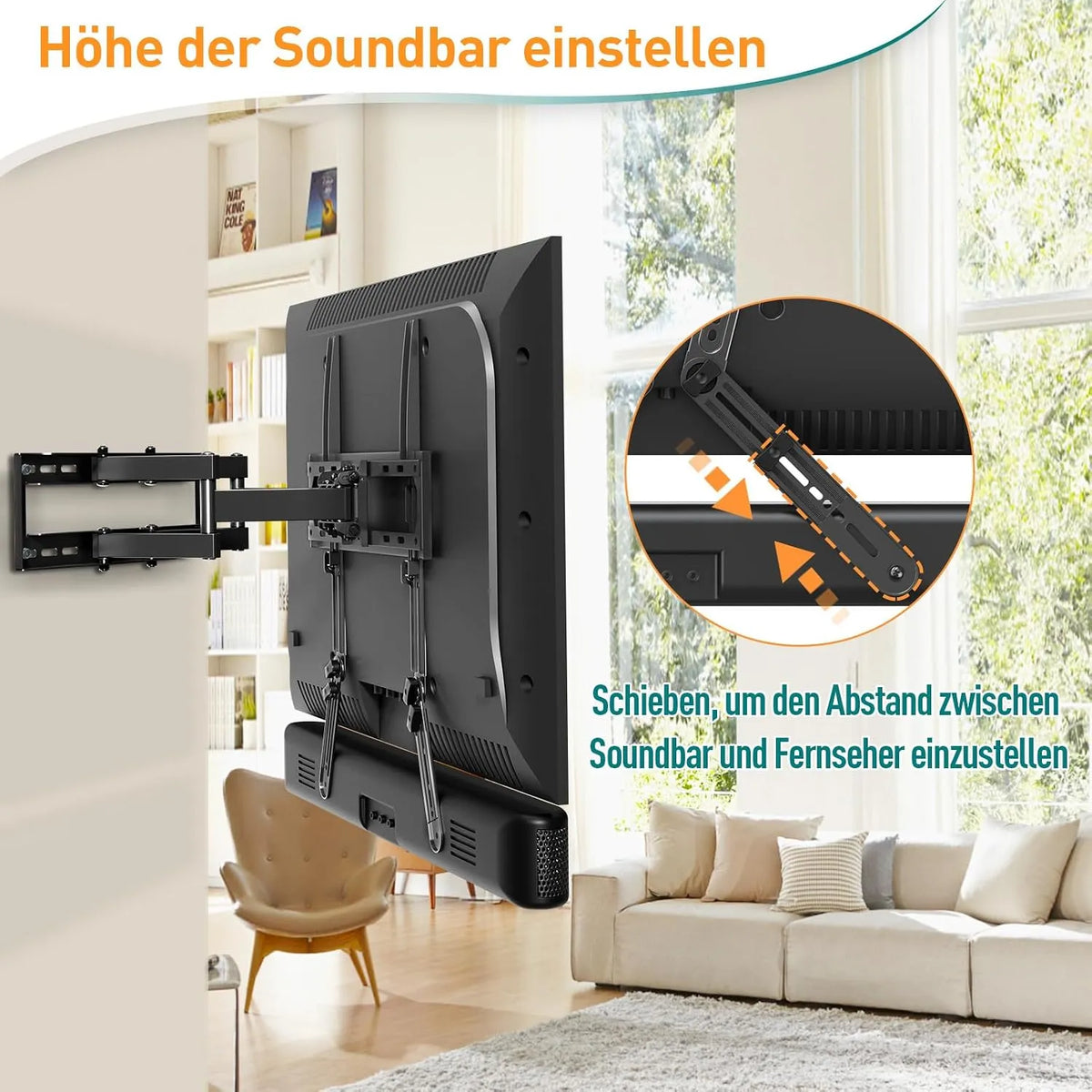 Univerzalni nosilec za zvočnik soundbar do 6,8 kg
