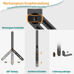Univerzalni nosilec za zvočnik soundbar do 6,8 kg
