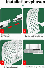 Univerzalni Usmerjevalnik Zraka za Klimatske Naprave 90 x 20 cm