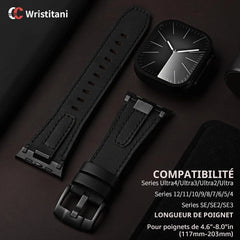 Usnjen Pašček Za Apple Watch 2,8 cm