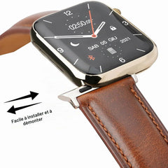 Usnjen Pašček za Apple Watch